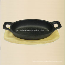 Preseasoned Cast Iron Mini Skillet Size 15.5X9.7X3cm